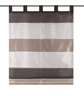 Raffrollo Gabi Querstreifen Scherli stein BxH 60/80/100/120x130cm